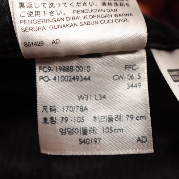 Levi’s Jeans 415 Relaxed Bootcut Jean Women’s Size 31 Black Denim Red Tab - Picture 13 of 14